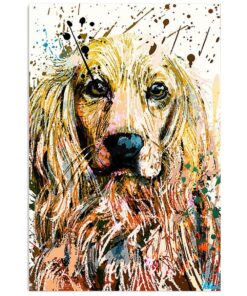 Cocker Spaniel Watercolor Dog Painting Poster