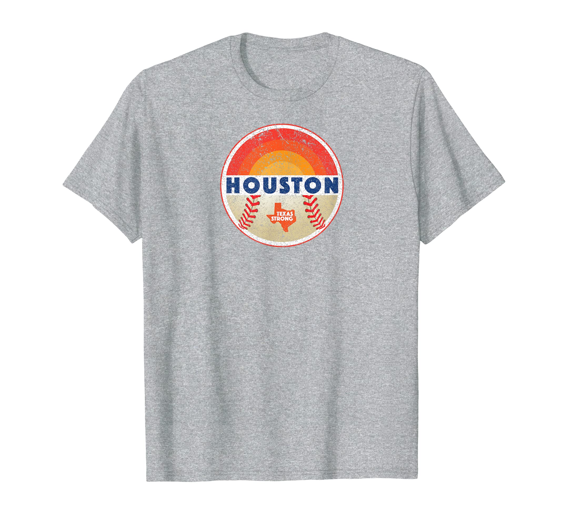Cool Houston Texas Strong Baseball Vintage Graphic T-Shirt link Hoodies