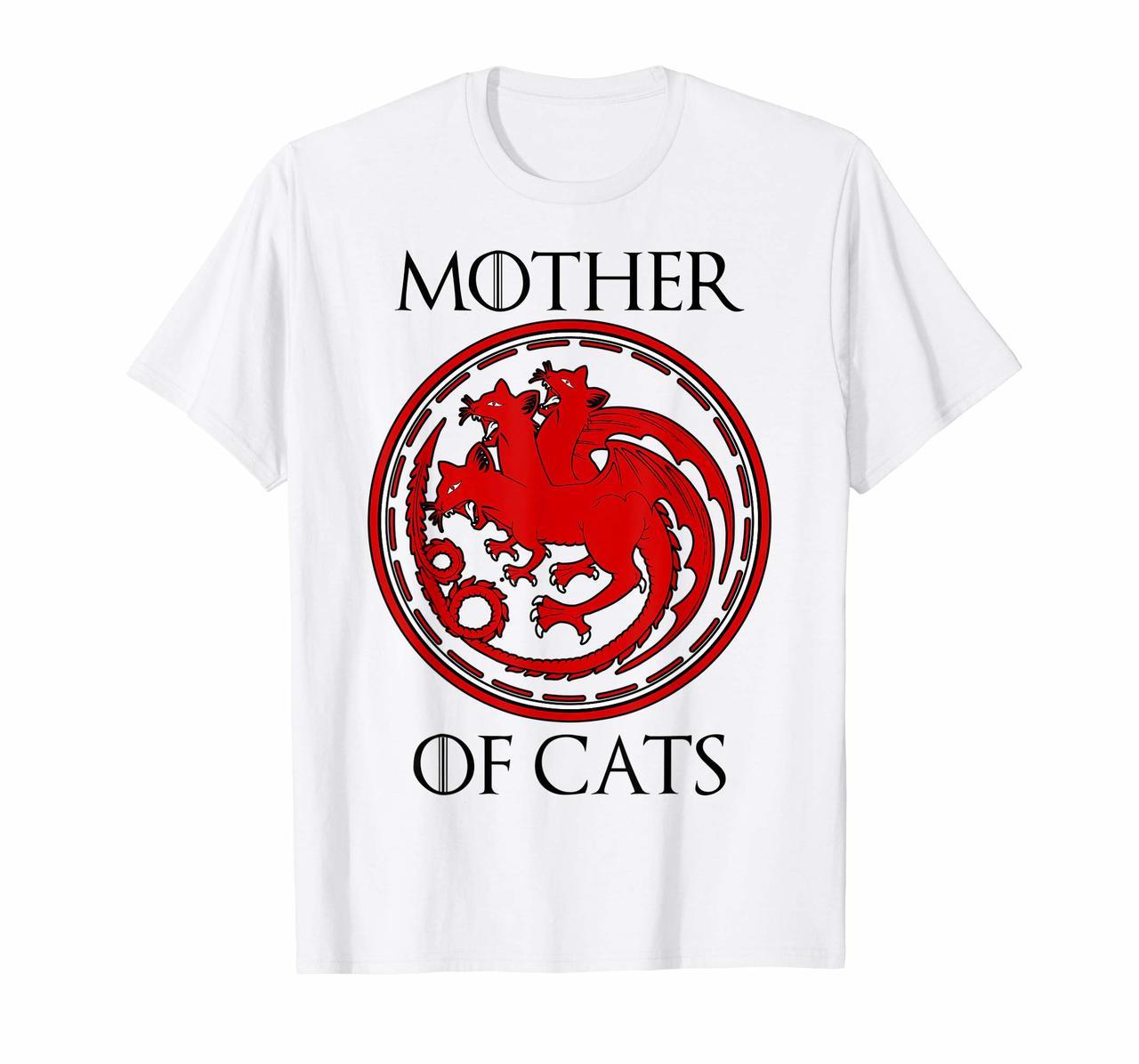 Cool Mother of Cats Design For Cat And Kitten Enthusiasts T-Shirt Hoodies