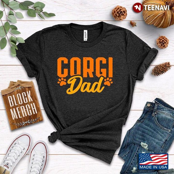Corgi Dad Dog Lover for Father's DayShirt