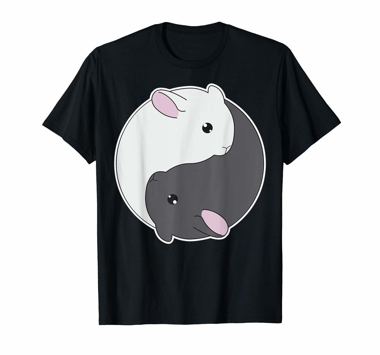 Cute Chinchilla Yin Yang Yoga Artwork for Chinchi Lovers Hoodies