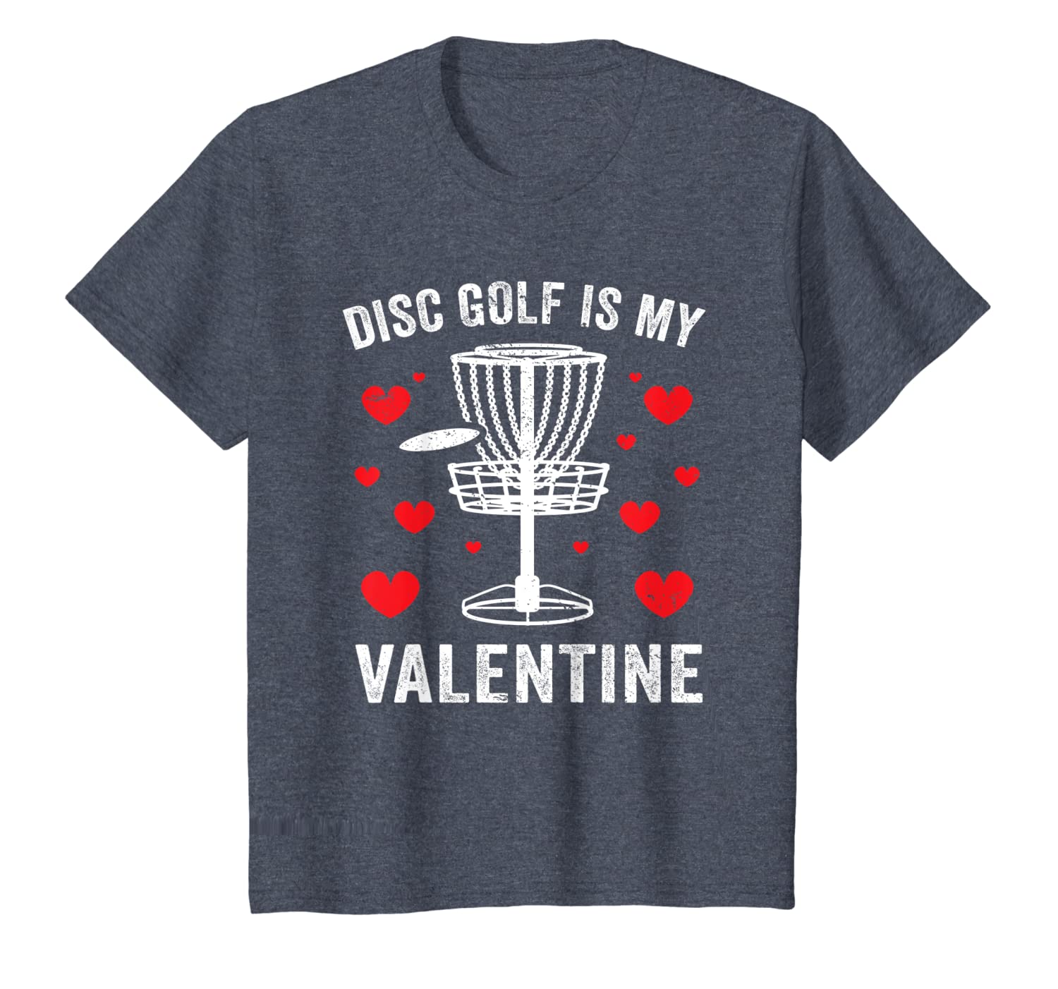 Cute Disc Golf Hearts Funny Valentines Day Boys Mens Gift T-Shirt Hoodies