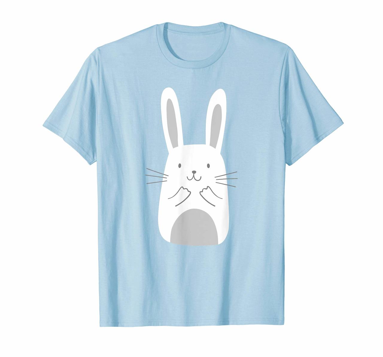 Cute Easter Egg Hunt Easter Bunny Blue T Shirt Top Hoodies