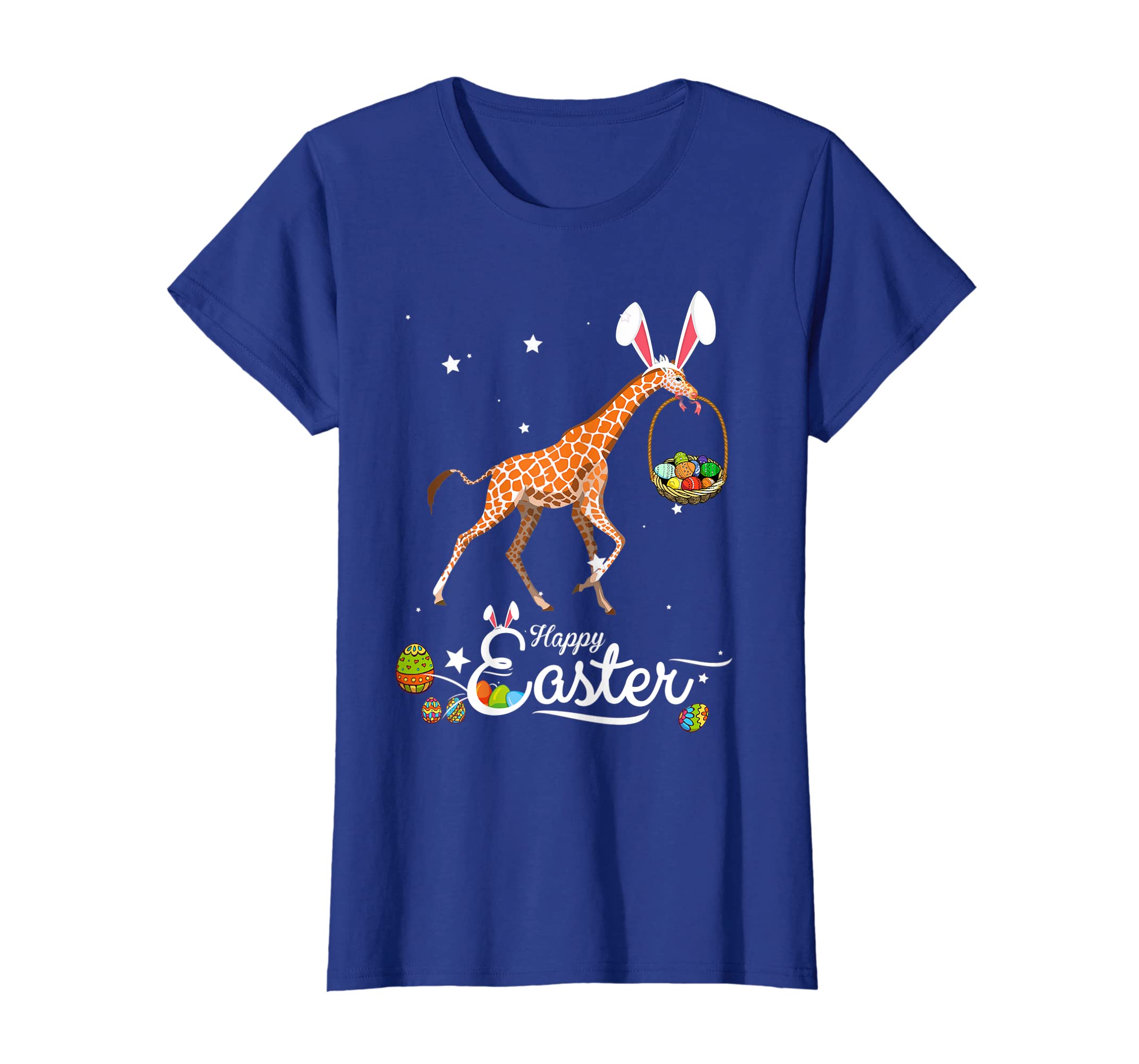 Cute Easter Giraffe With Bunny Ears And Eggs T Shirt link Hoodies