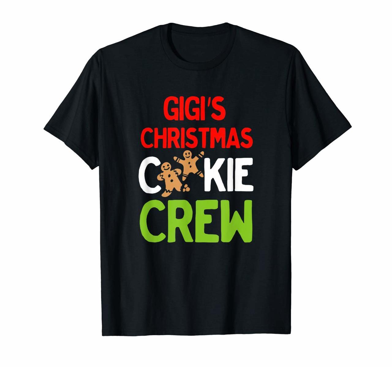 Cute Gigis Christmas Cookie Crew for Grandkids and Families T-Shirt Hoodies
