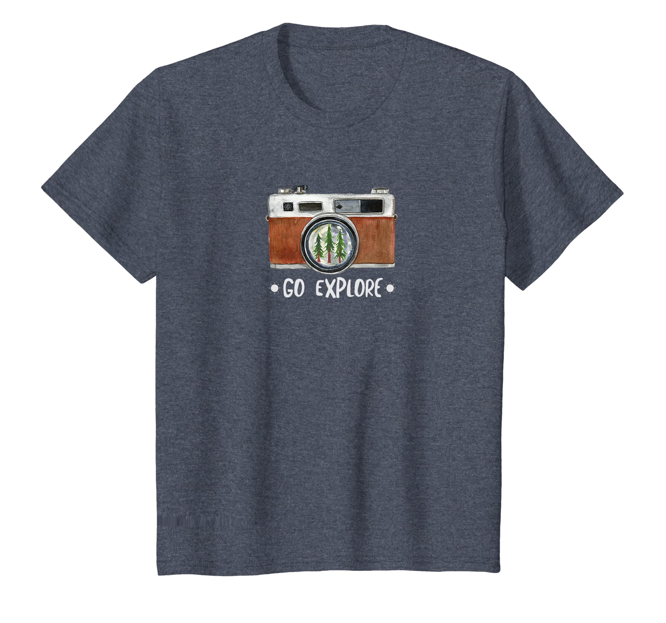 Cute Go Explore Vintage Camera Photography T-Shirt Hoodies