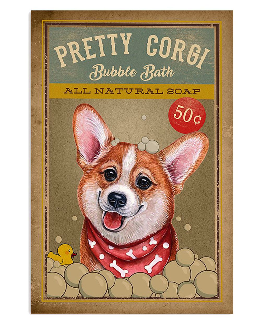 Cute Pembroke Welsh Corgi Prints Pretty Corgi Corgi Lover Poster