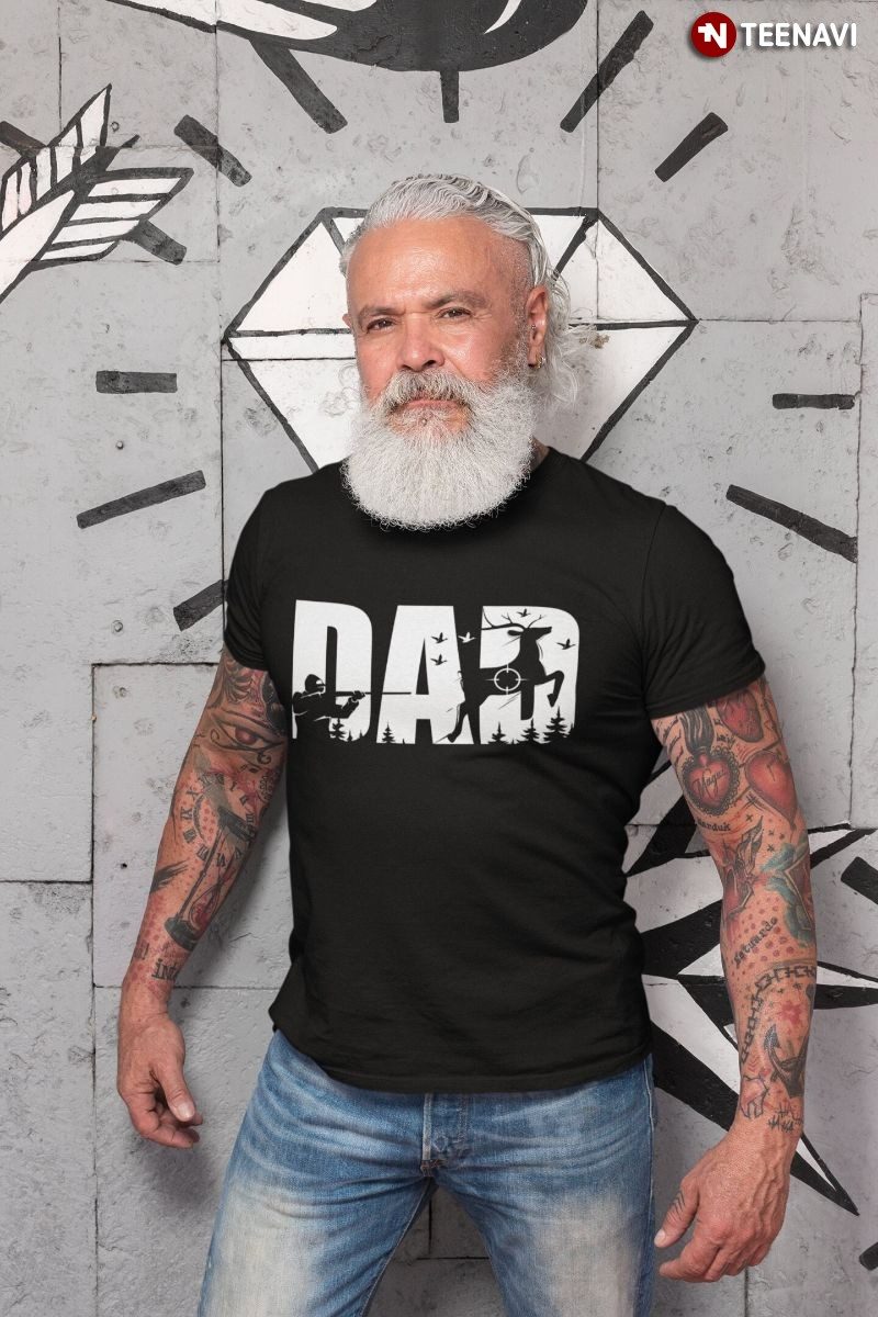 Dad Deer Hunter Shirt, Proud To Be A Deer Hunting DadShirt