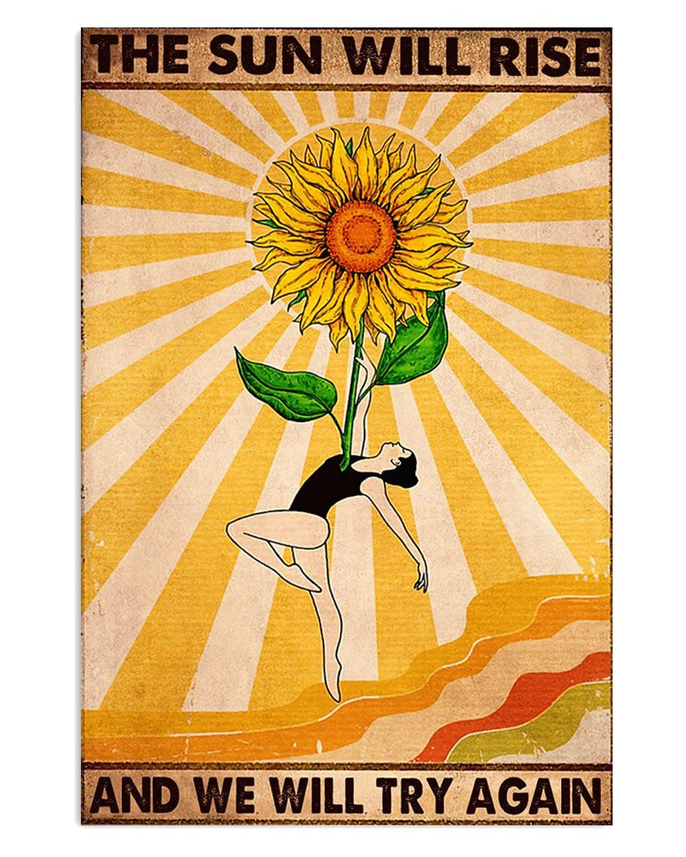 Dancing Ballet The Sun Will Rise Ballet Dancer Ballerinas Poster