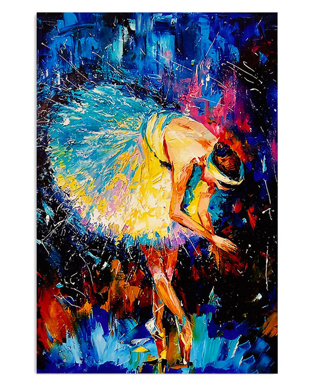 Dancing Ballet Watercolor Ballet Girl Ballet Dancer Ballerinas Poster