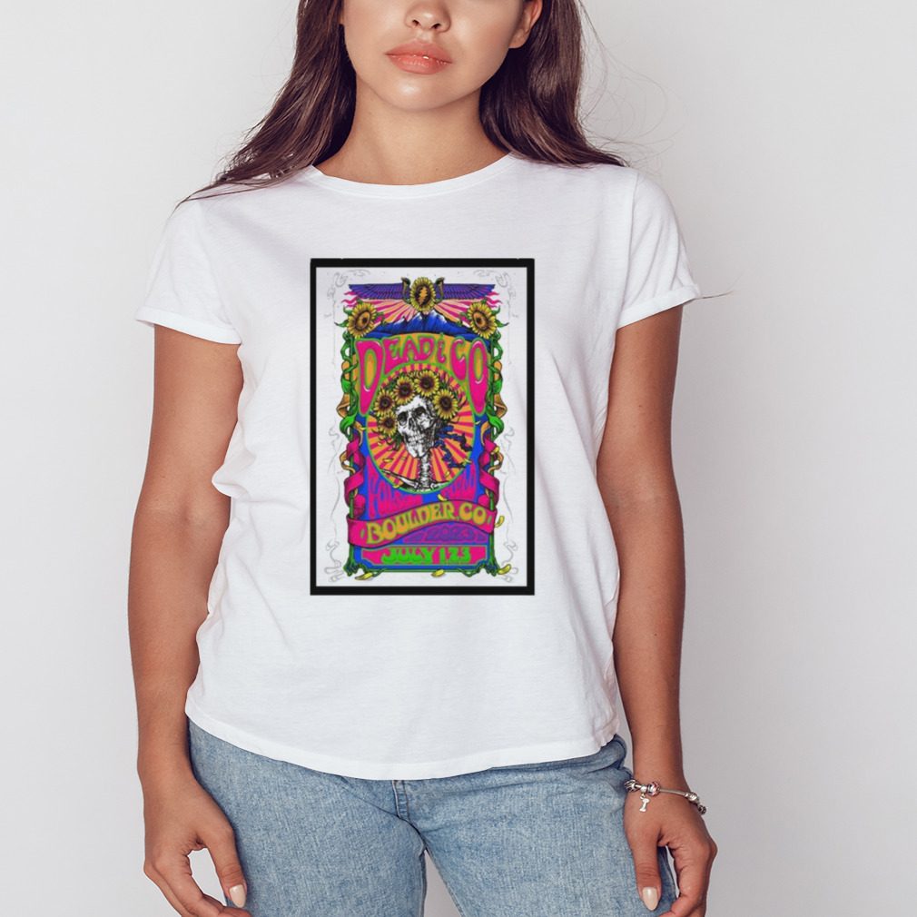 dead & Company Folsom Field Colorado Final Tour July 1st 2nd & 3rd 2023 Poster Shirt