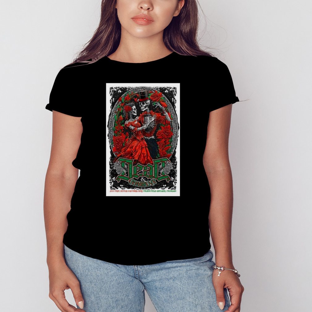 Dead & Company Tour Boulder, CO 2023 Poster Shirt