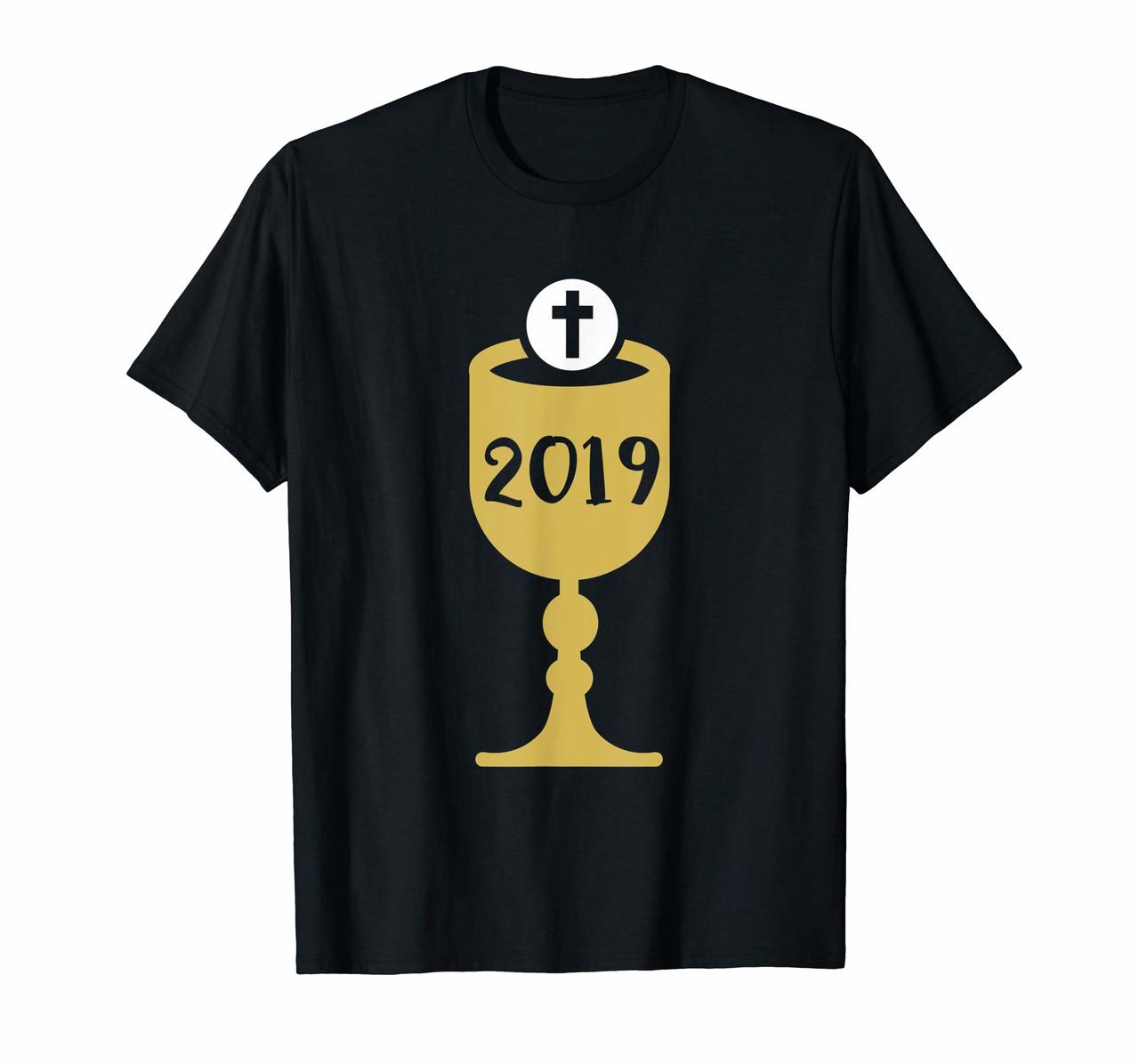 First Communion 2019 T Shirt Gift for 1st Holy Communion Hoodies