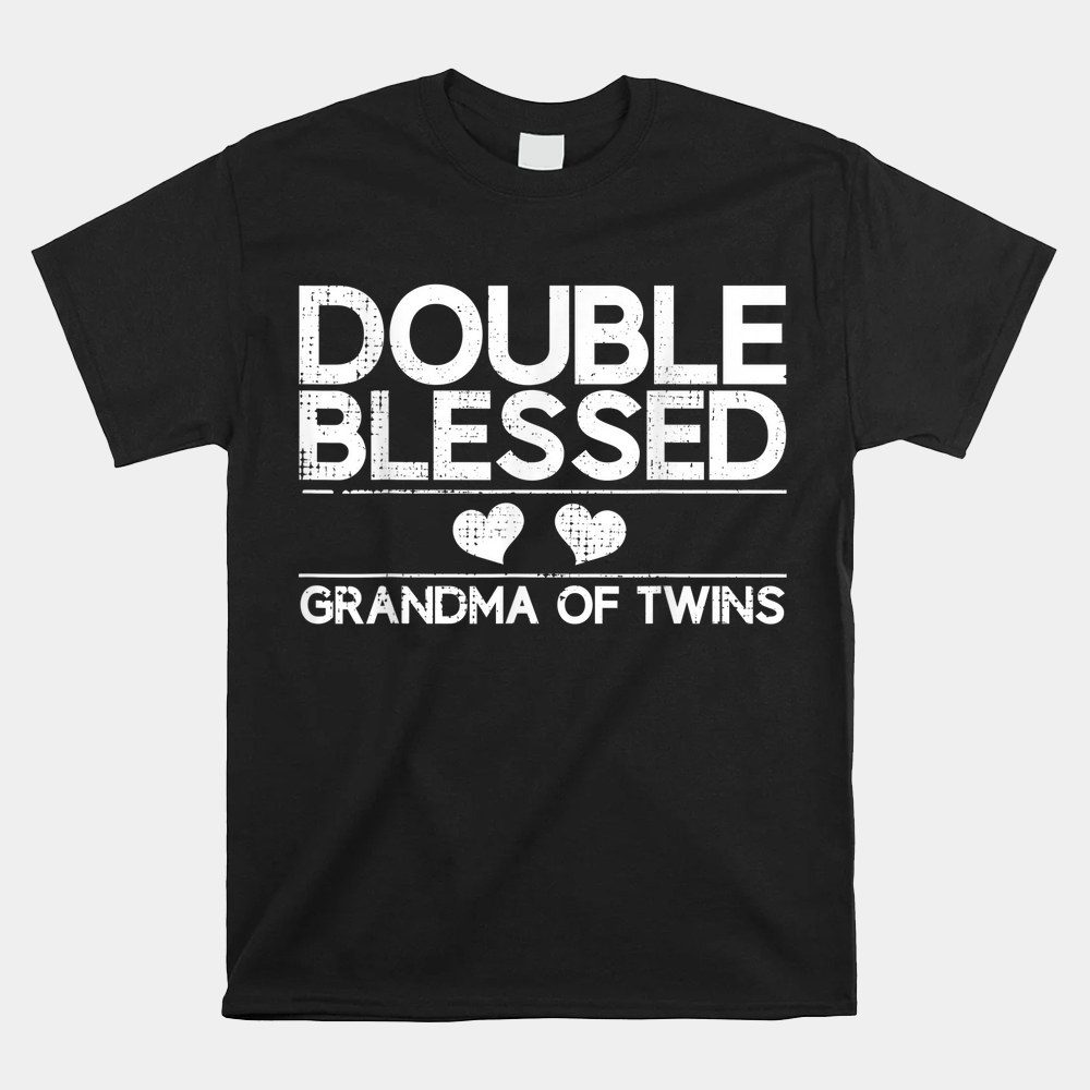 First Time Grandma Promoted To Grandma Of Twins 2023 Shirt