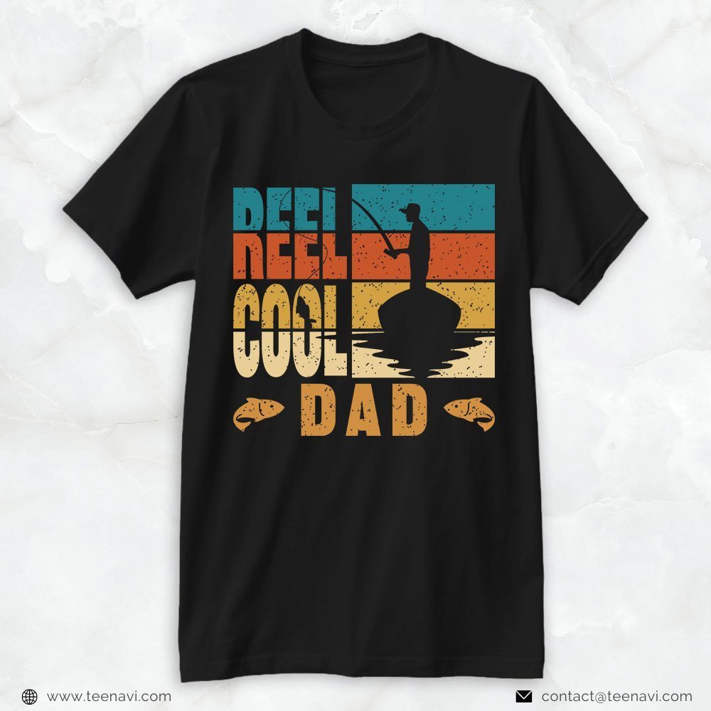 Fishing Dad Shirt, Vintage Reel Cool DadShirt