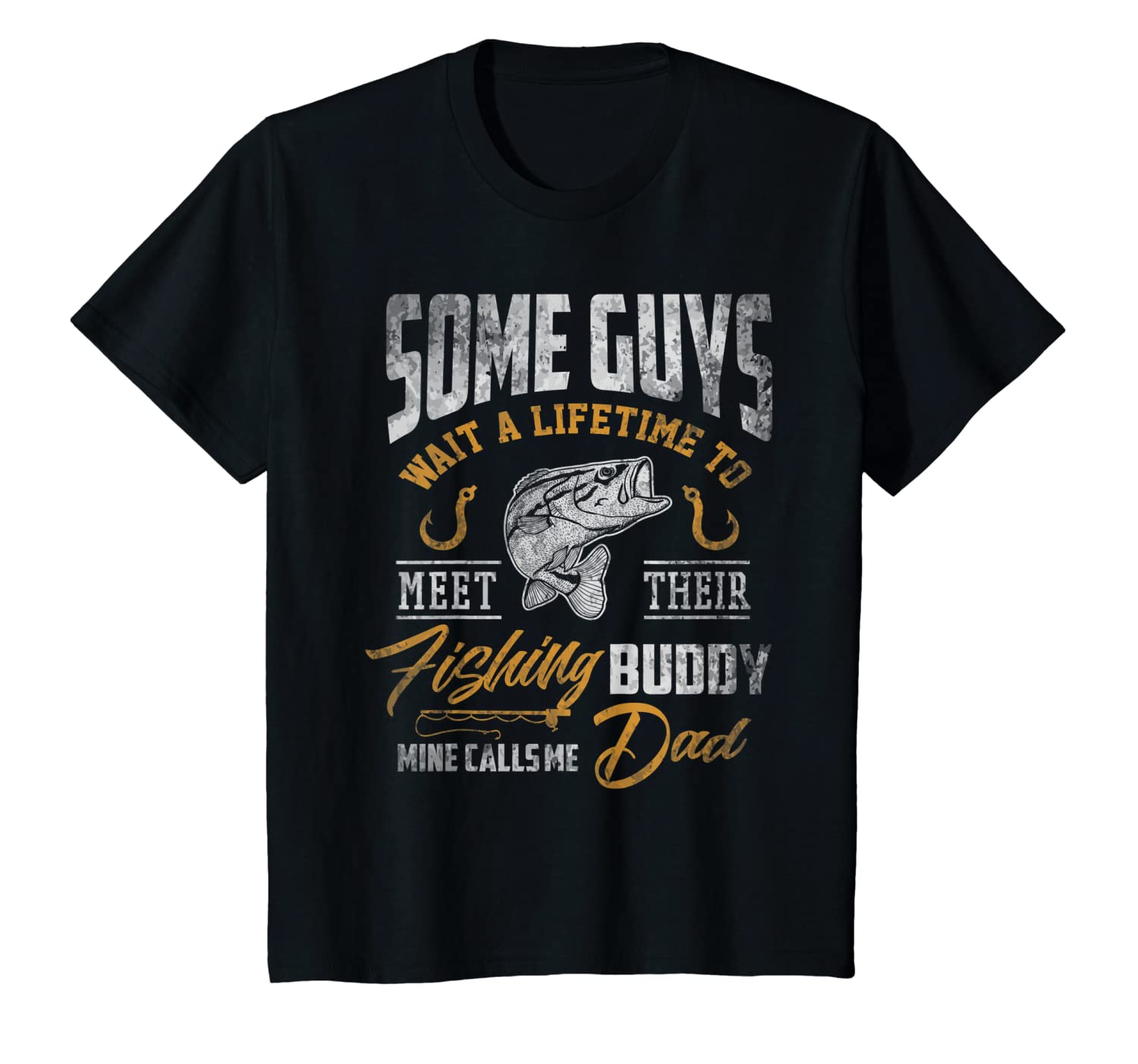 Fishing Dad Shirt My Fishing Buddy Calls Me DAD Gift T-Shirt link Hoodies