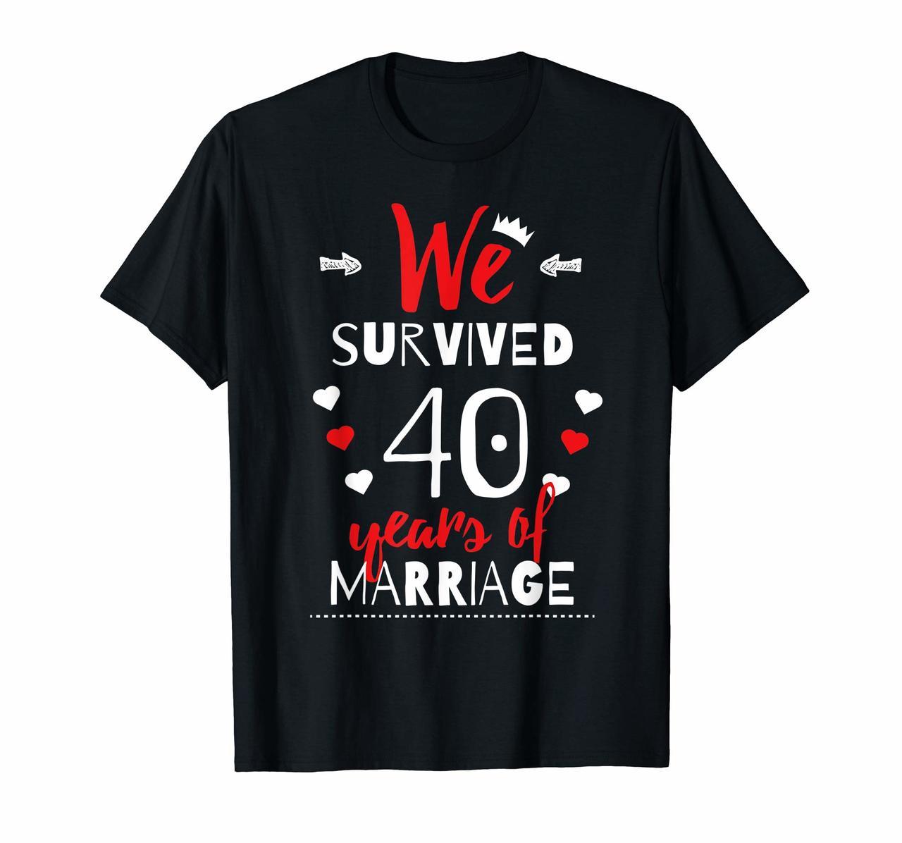 Funny 40th Wedding Anniversary T-Shirt - Gifts For Couples Hoodies