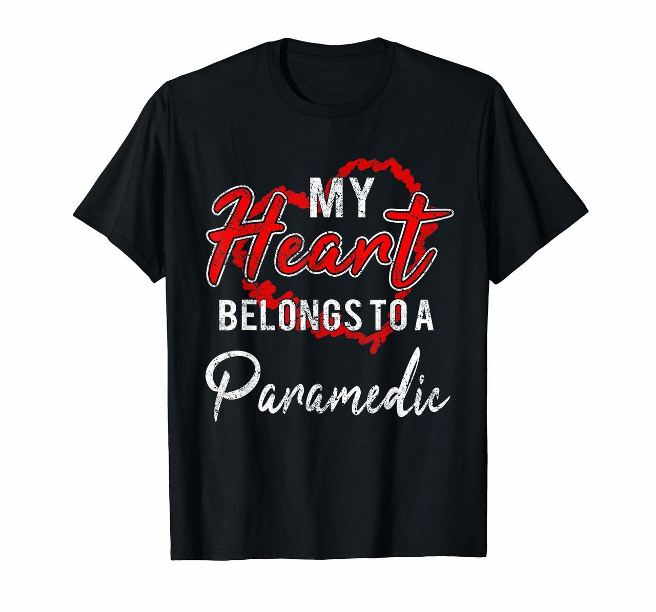 Funny Paramedic EMS Shirt Cool EMT Quote Medical Heart Hoodies
