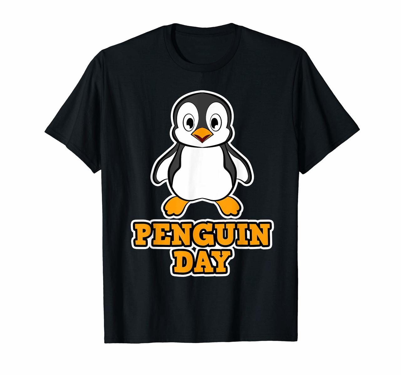 Funny Penguin Day T Shirt for Women Men Kids Girl Gift Hoodies