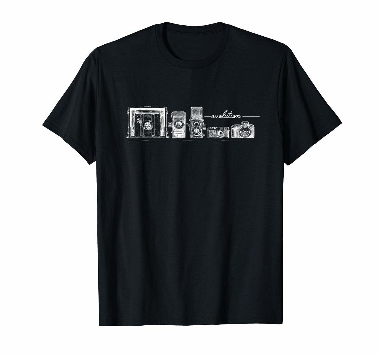 Funny Photography Shirt Camera Evolution T shirt Men Women Hoodies