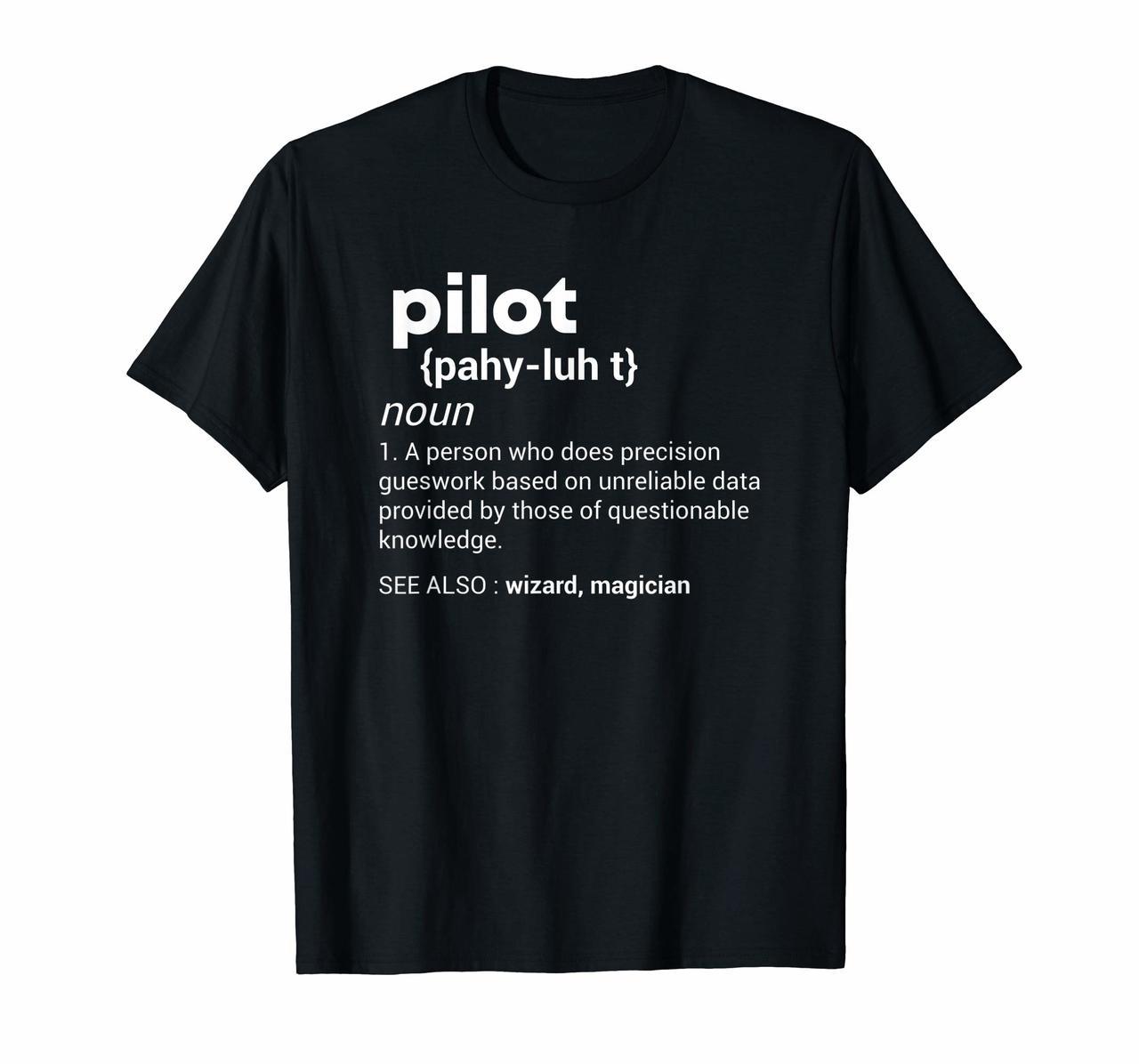 Funny Pilot Definition Tshirt Airplane Jet Aviation T Shirt Hoodies