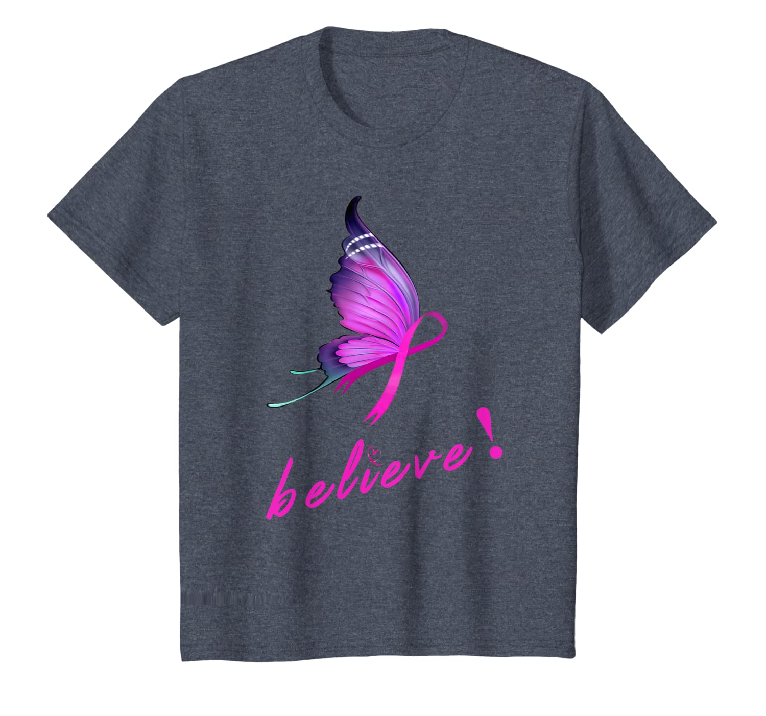 Funny Pink Ribbon Breast Cancer Awareness Support Believe T-Shirt link Hoodies