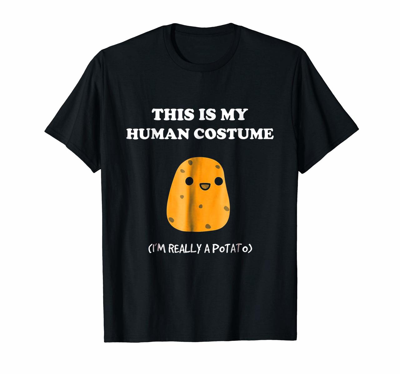 Funny Potato T-Shirt Xmas Gift This Is My Human Costume Hoodies
