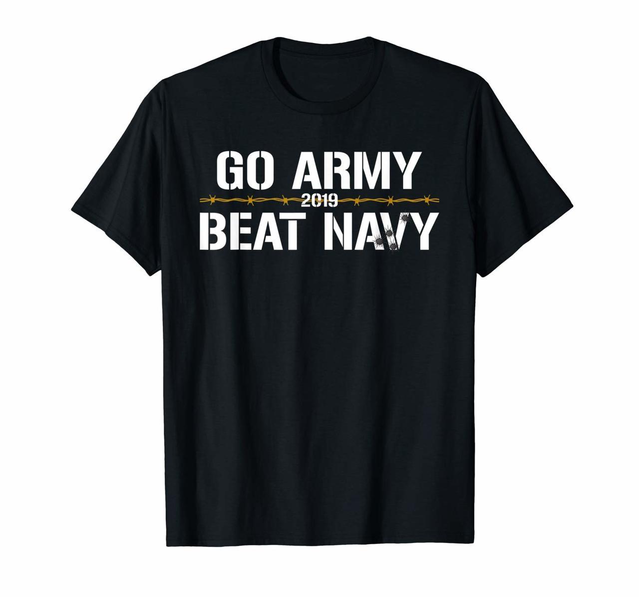 Go Army Beat Navy 2019 Barbed Wire  Bullet Holes T-Shirt Hoodies