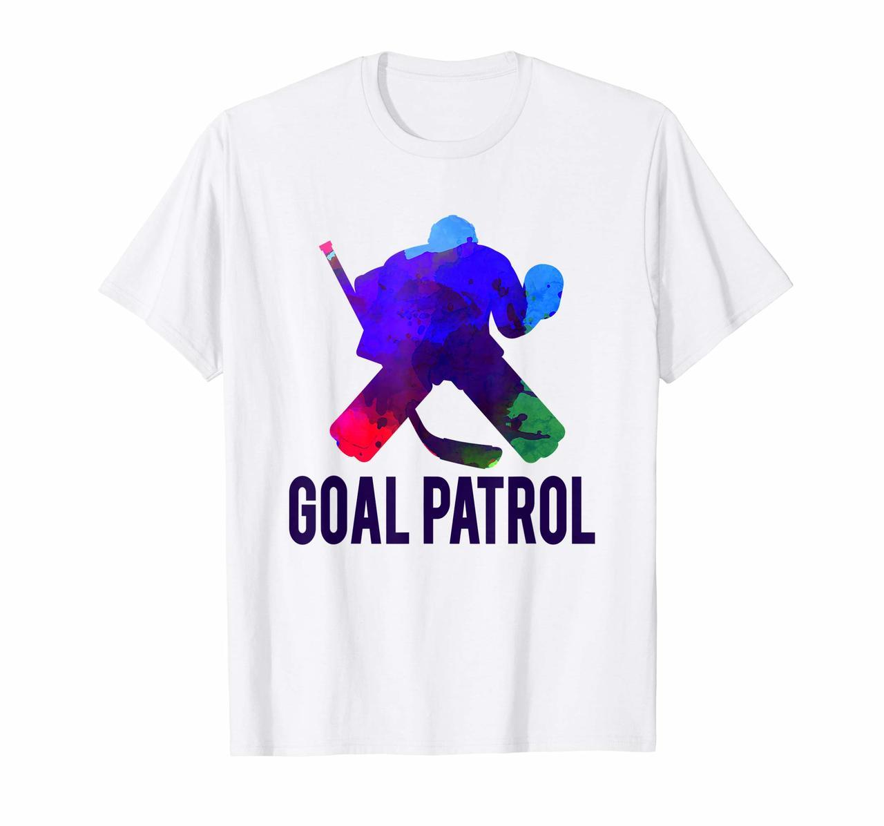 Goal Patrol Hockey Shirt  Cool Ice Hockey Goalie Gift Hoodies