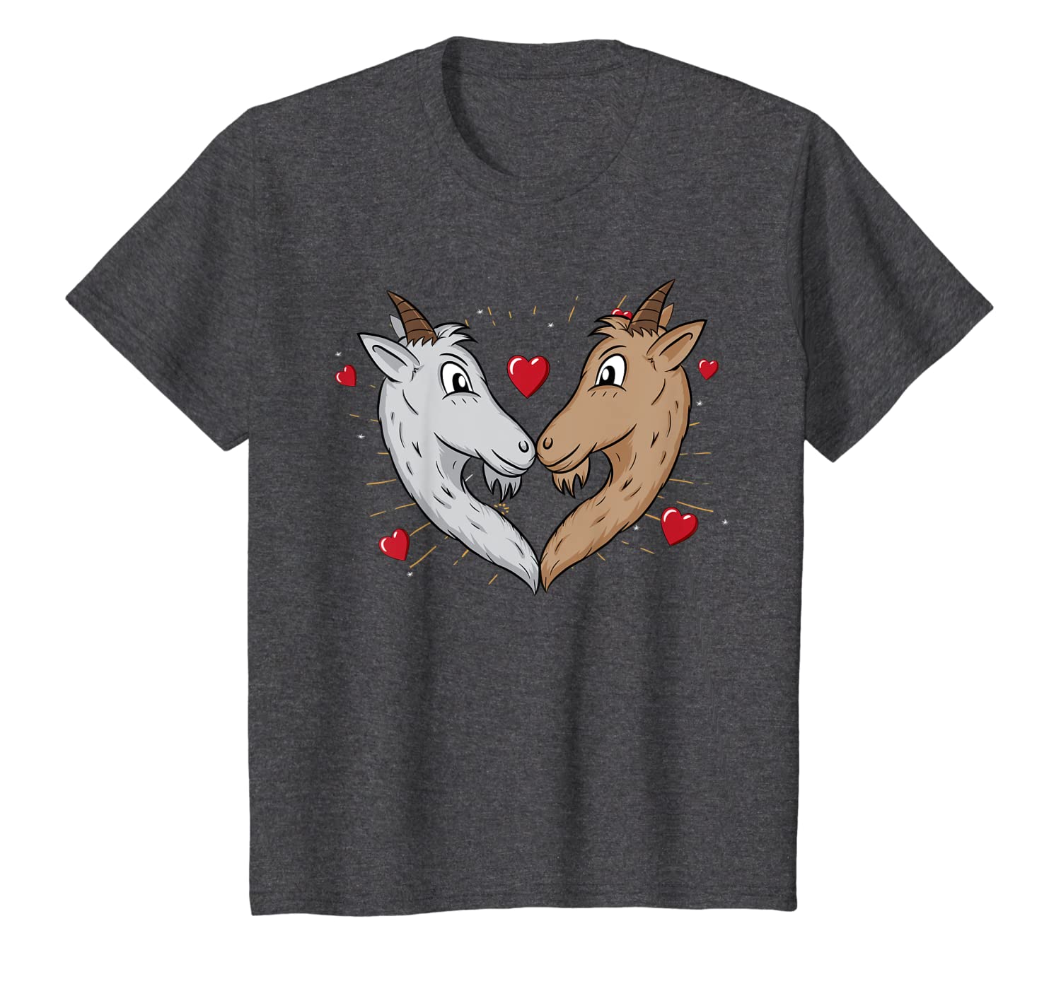 Goat Heart  Funny Valentines Day Farmer Gifts Tee T-Shirt Hoodies