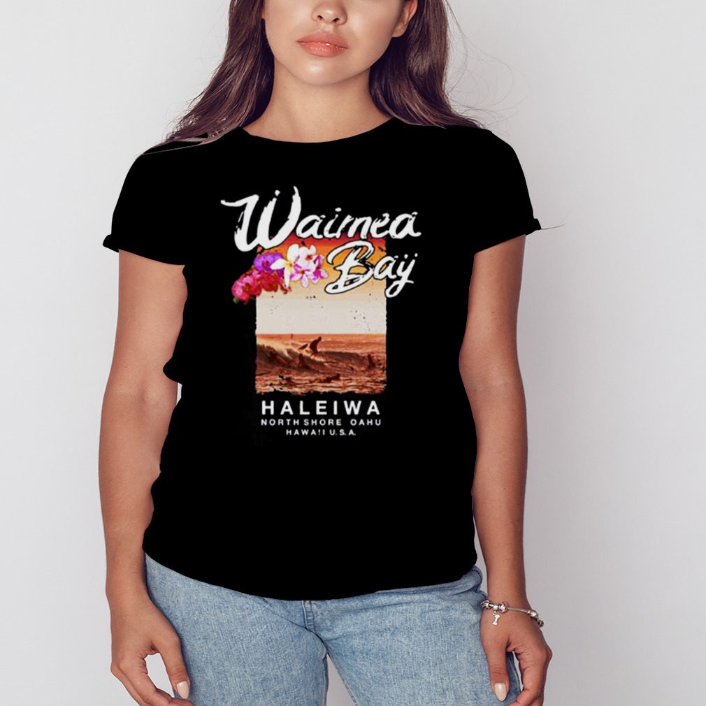 Hawaii Waimea Bay North Shore Surfing Vintage shirt