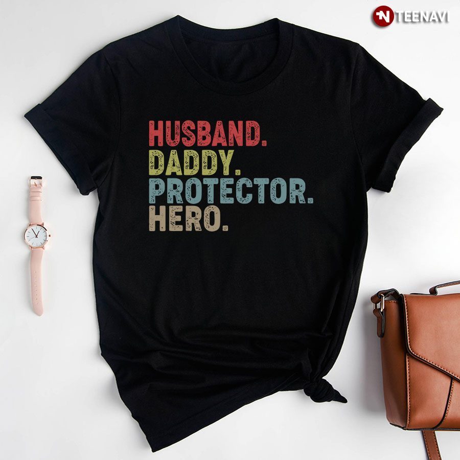Husband Daddy Protector Hero VintageShirt