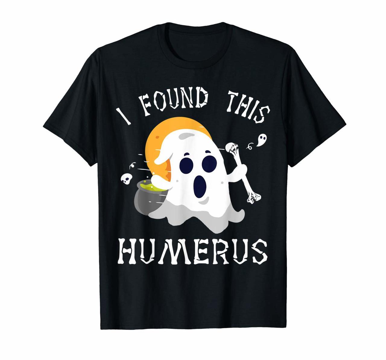 I Found This Humerus Funny Halloween Costume Gift T-Shirt Hoodies