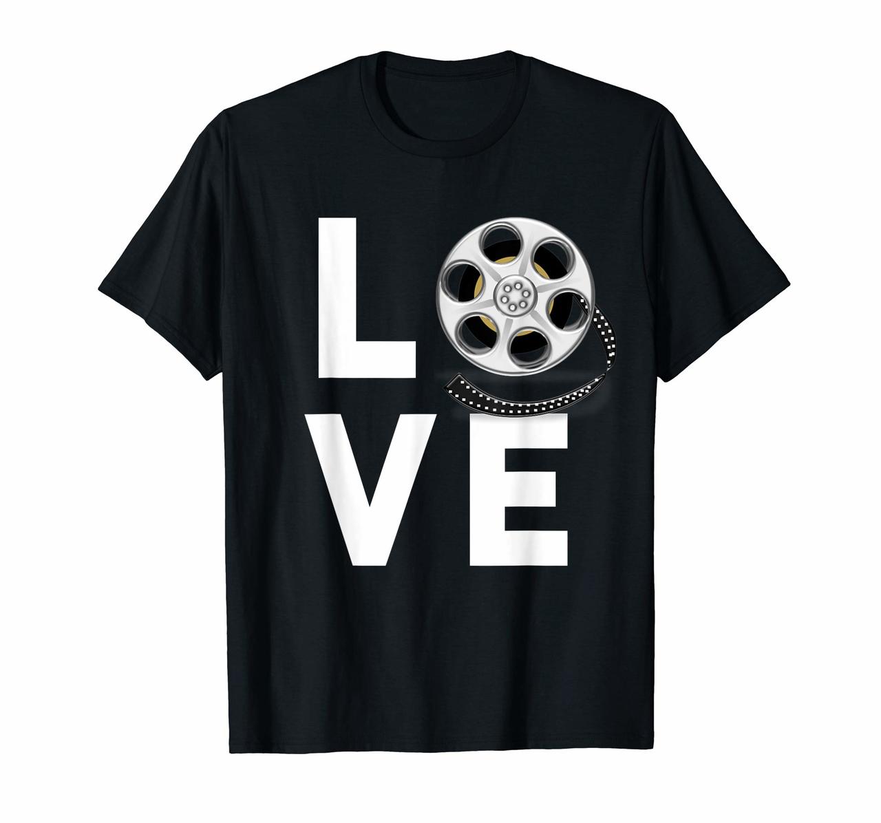 I Love Movies T-Shirt Gifts for Film Lovers Students  Fans Hoodies