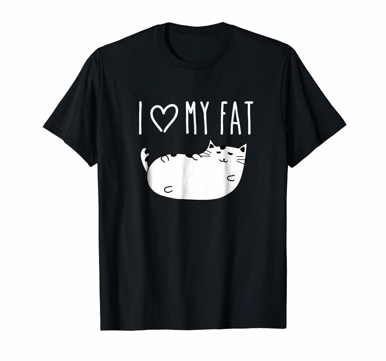 I Love My Fat Cat T-shirt - Feline Lovers Gift Hoodies