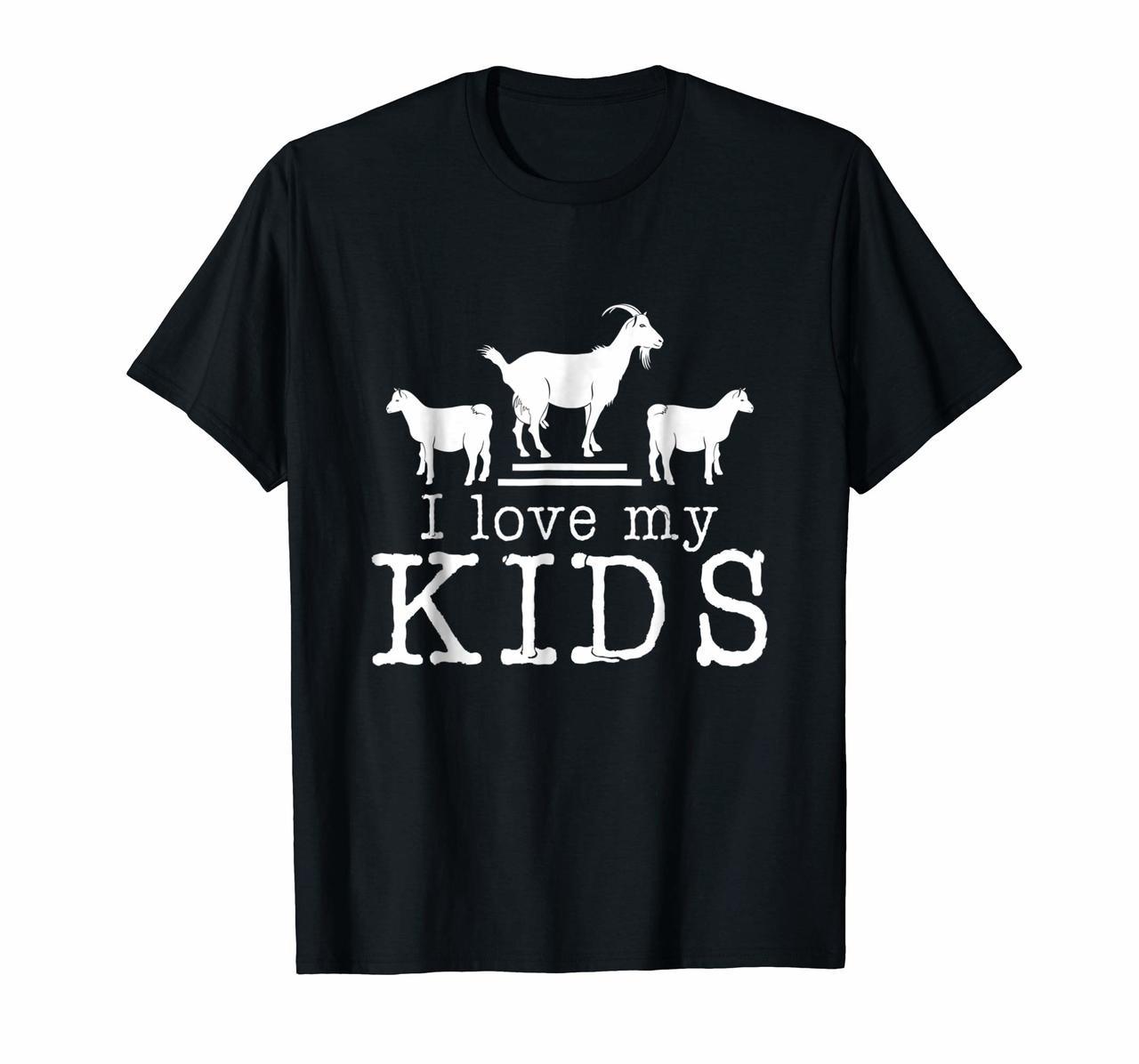 I Love My Kids Funny Gift Goat Lover Shirt Hoodies