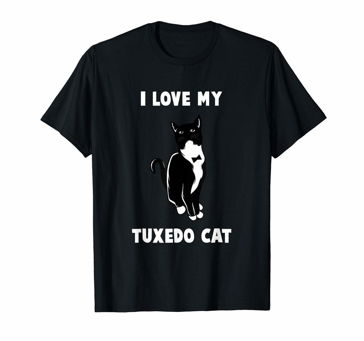 I Love My Tuxedo Cat T Shirt  Cat Lover T Shirt Hoodies