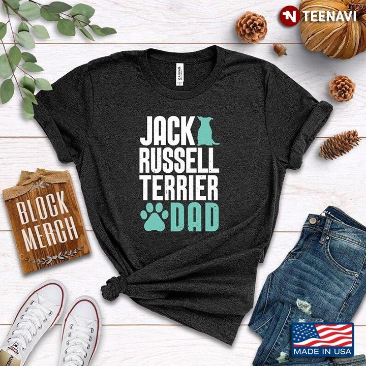 Jack Russell Terrier Dad Dog Lover for Father's DayShirt