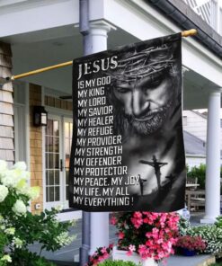 Jesus Is My God My Lord My Savior Flag