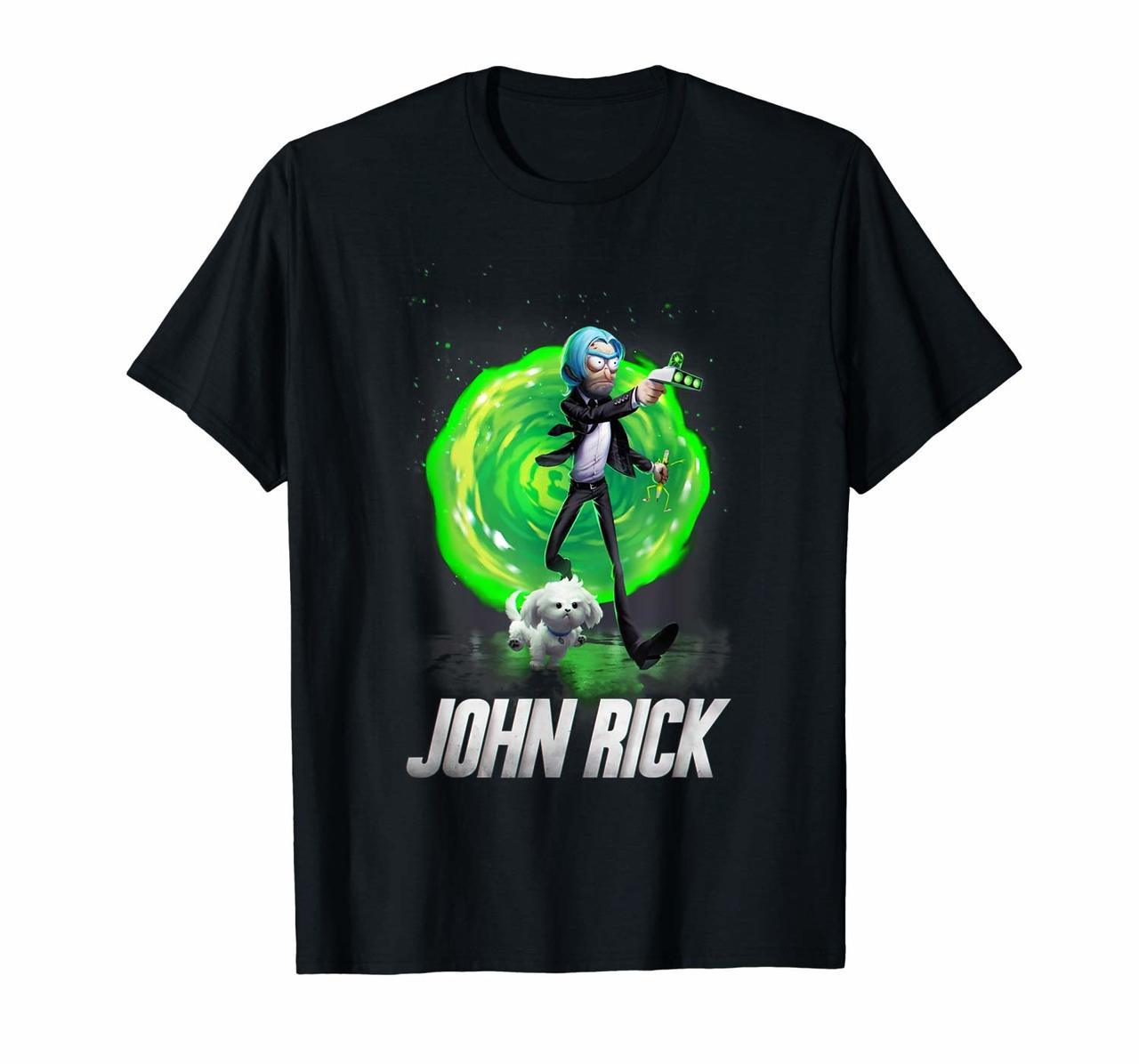 John Rick A Killer Mix With Alcoholic Scientist Funny T-Shirt Hoodies