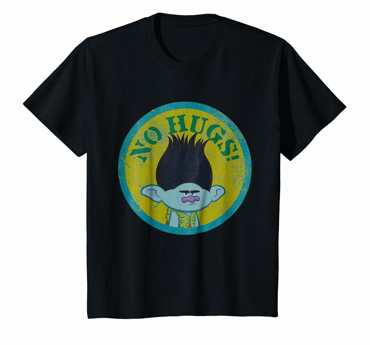 Kids DreamWorks Trolls Kids No Hugs Branch T-Shirt Hoodies