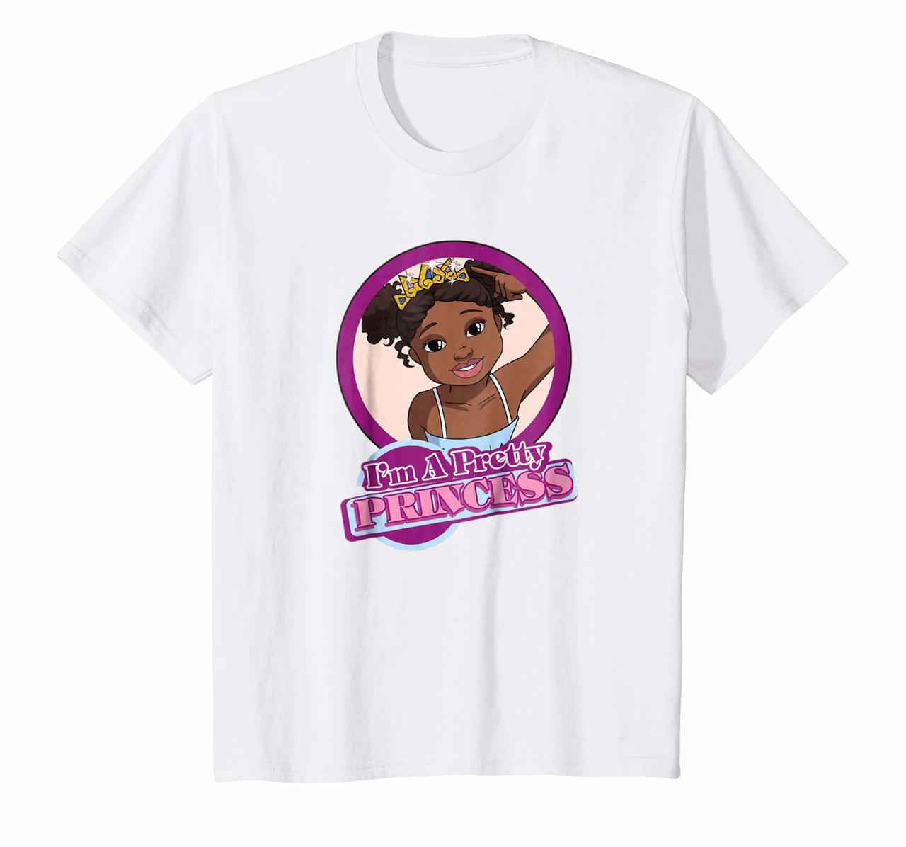 Kids Empowering Black Princess Shirt for African-American Girls Hoodies