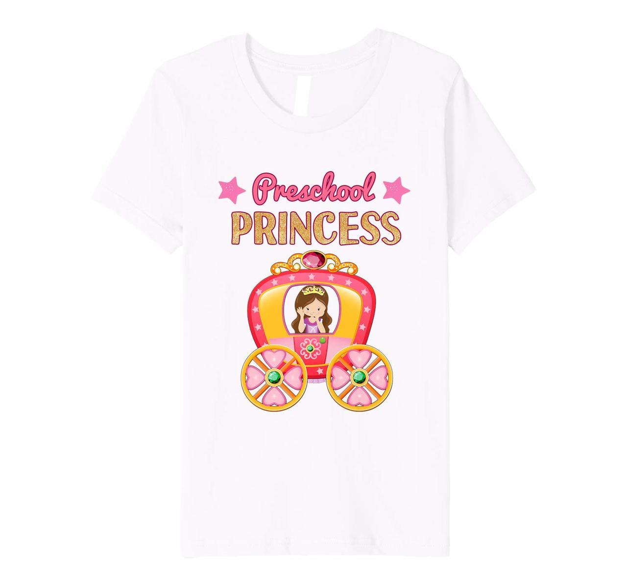 Kids First Day Of Preschool Girls Princess Shirt Back To School Hoodies