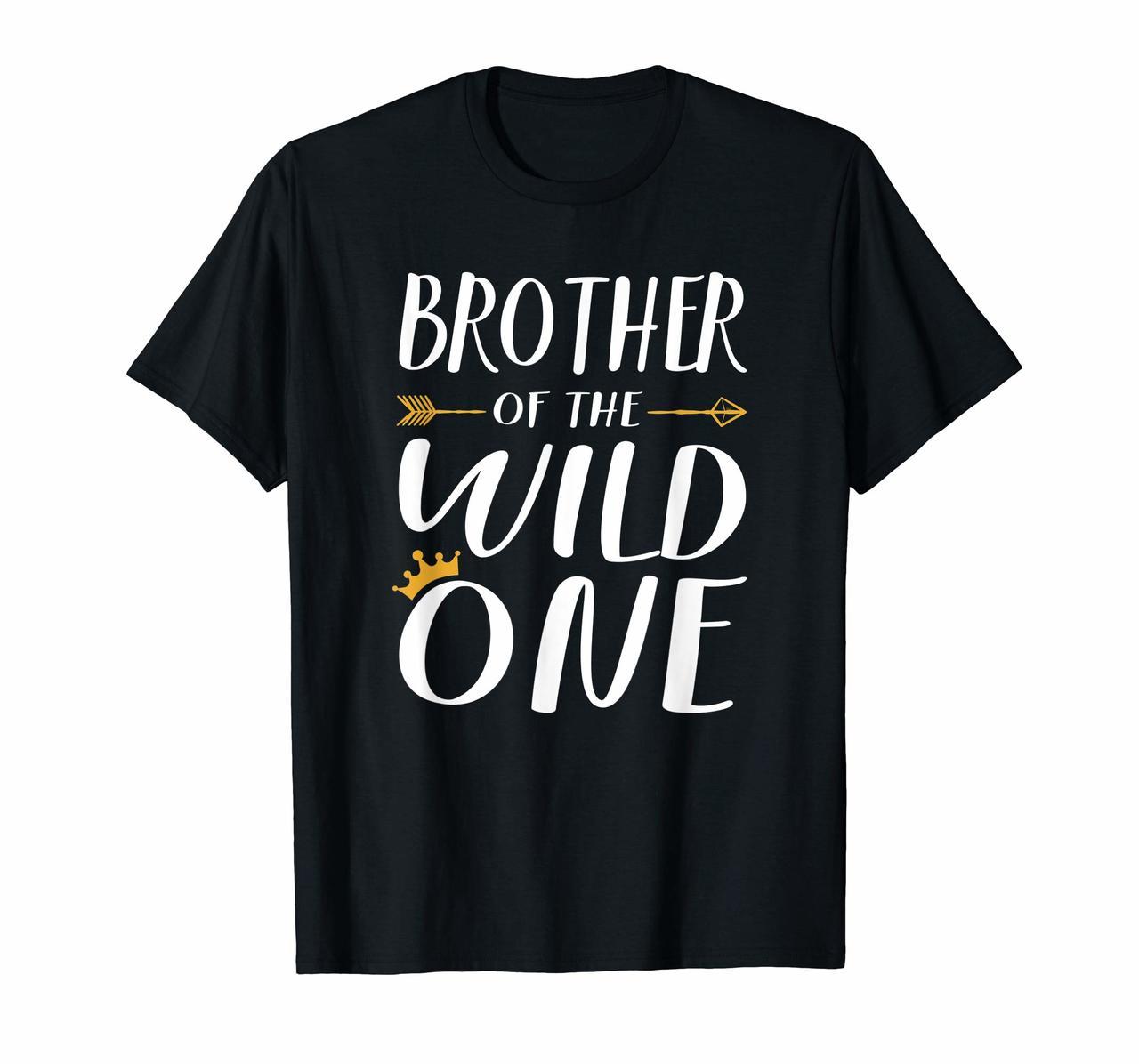 Kids Funny Brother Of The Wild One Thing 1st Birthday TShirt Hoodies