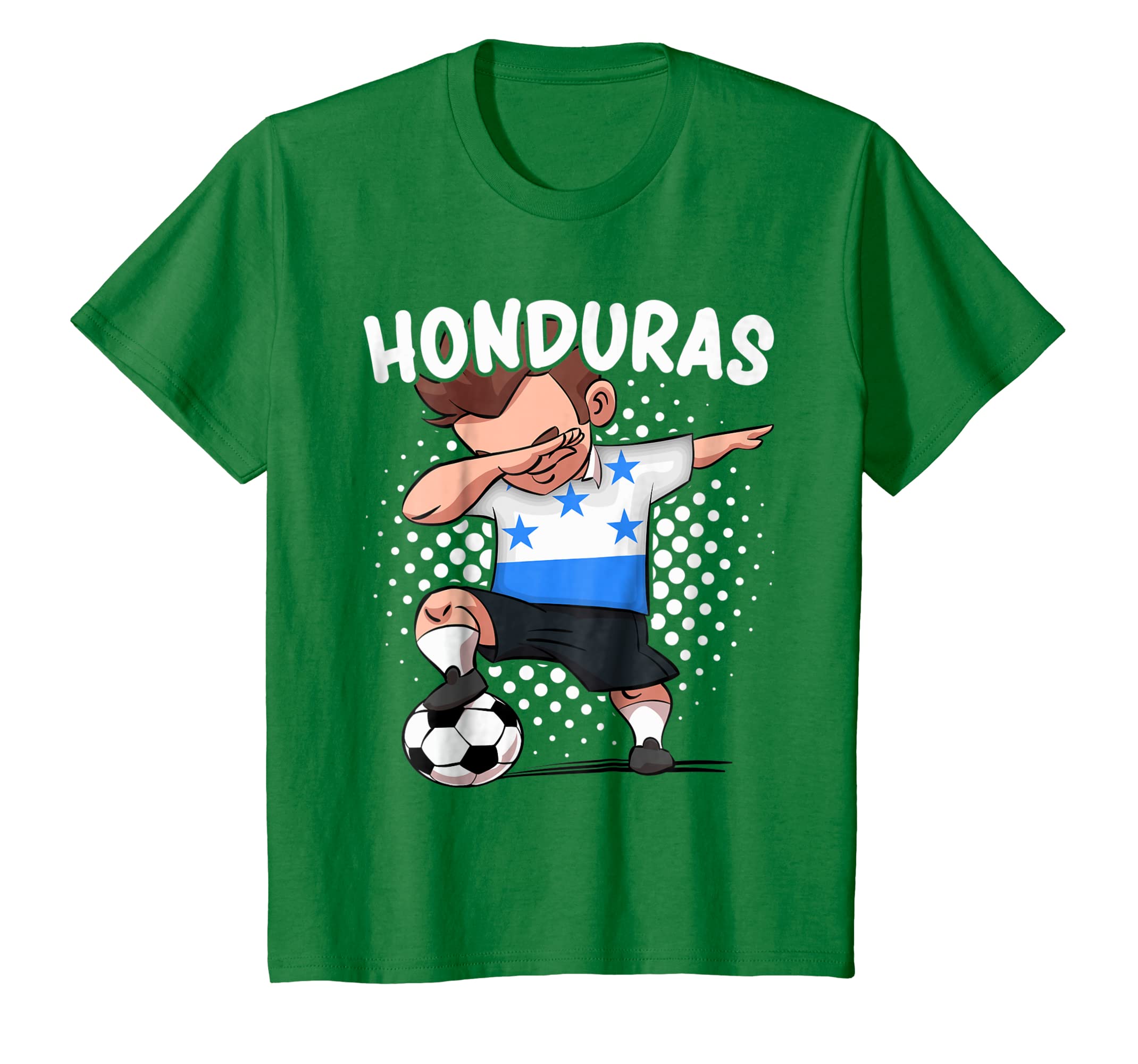 Kids Funny Dabbing Soccer Player T-Shirt Honduras Soccer Honduran Hoodies