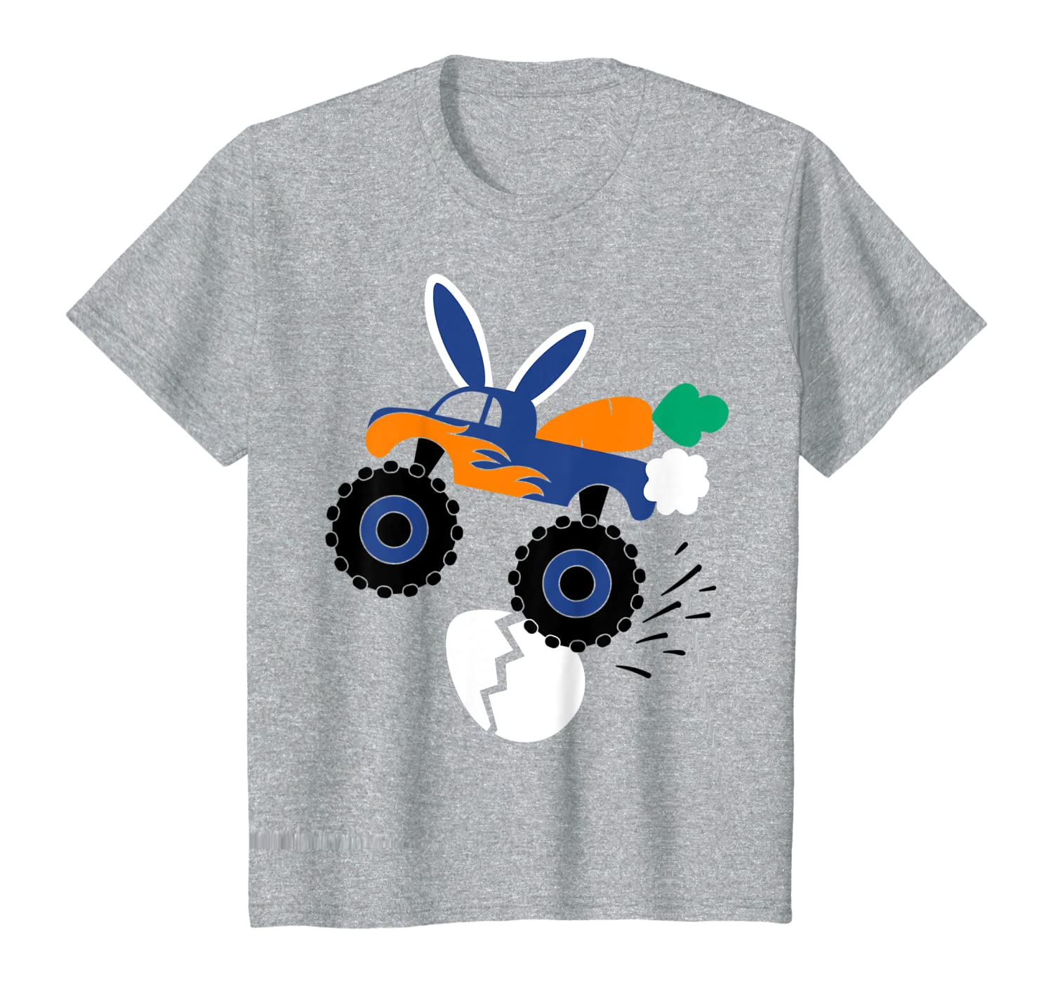 Kids Funny Easter Bunny Gift for Monster Truck Lover Toddler Boys T-Shirt Hoodies