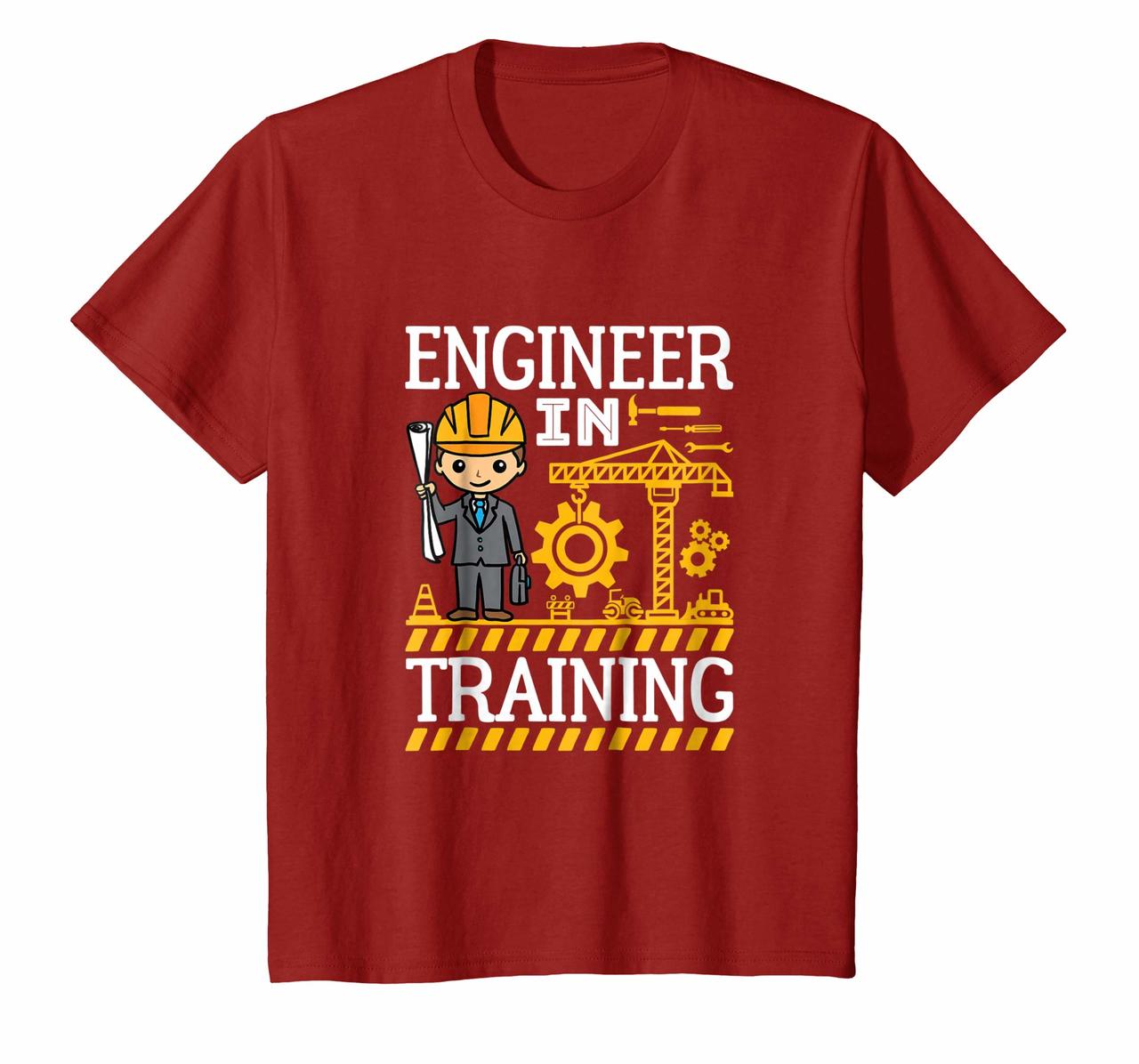 Kids Future Engineer T-Shirt Boys In Training Quote STEM Gifts Hoodies