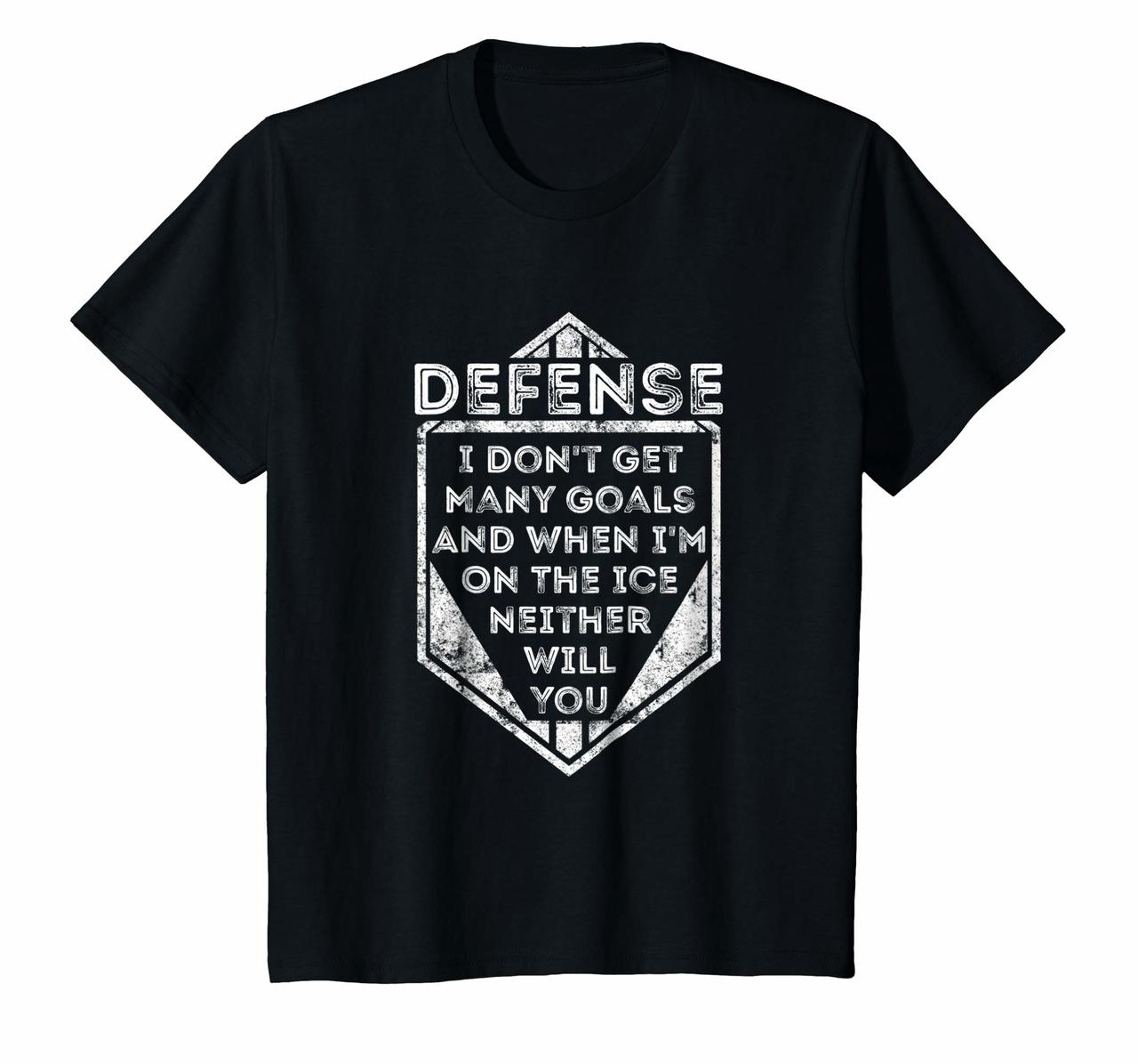 Kids Ice Hockey T-Shirt Funny Defenseman Player Tee Gift Hoodies