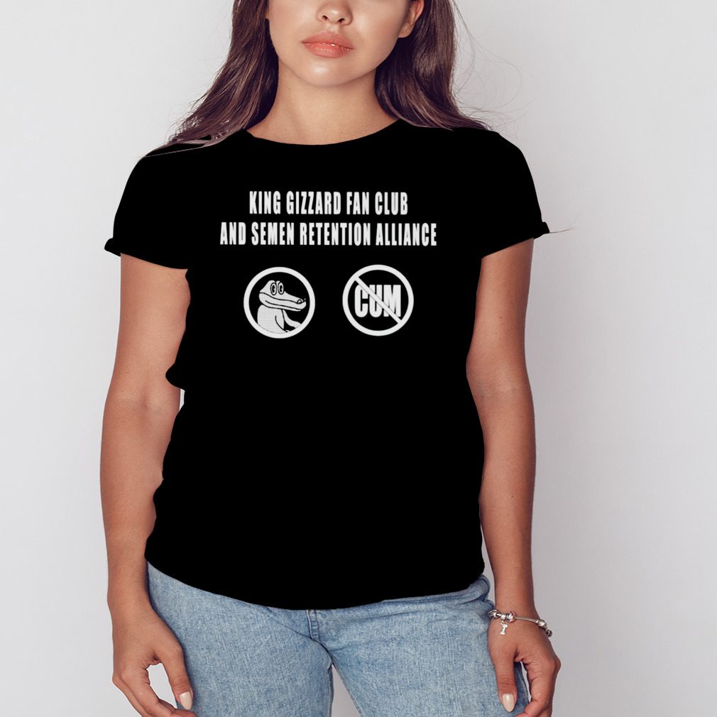 King Gizzard Club and Semen Retention Alliance no cum shirt