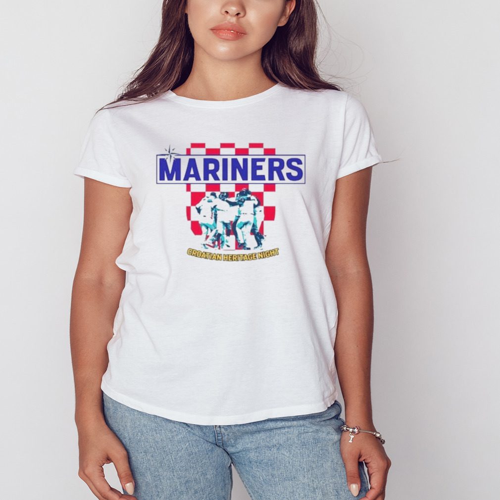 mariners 2023 Croatian Heritage Themed T-Shirt
